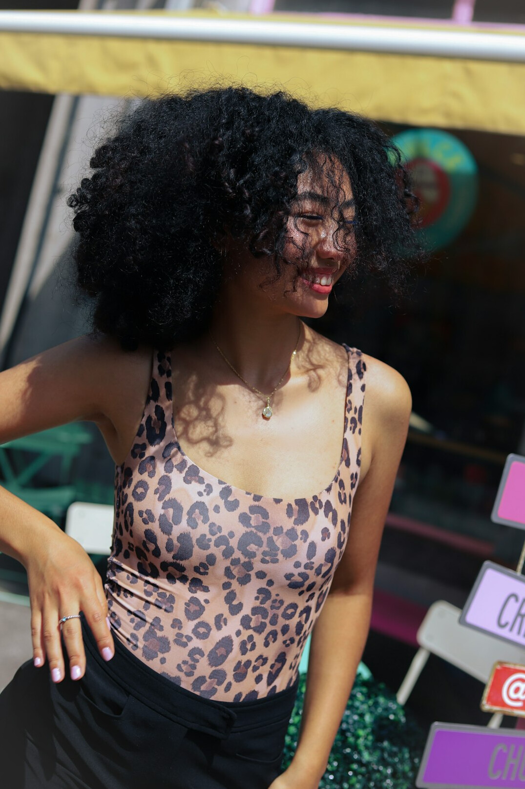 Portrait of a smiling Brazilian woman editor